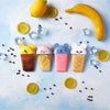 Crystalia Ice Cream Maker, Popsicle Molds, Set of 4
